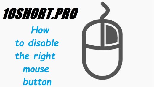 How to disable the right mouse button
